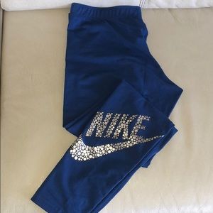 Nike Teal cotton leggings